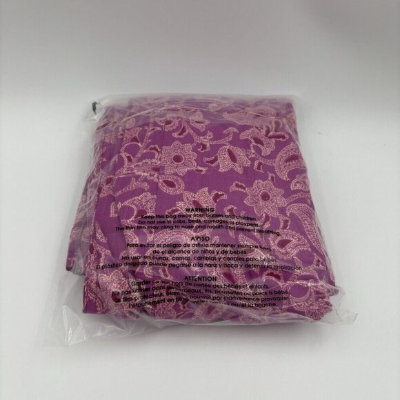 Knox Rose Small Pull On Elastic Waist Wide Leg Pink Pants Boho Beach Drawstring - Picture 4 of 4